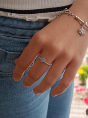 Anillo Blue Heart