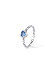 Anillo Blue Heart