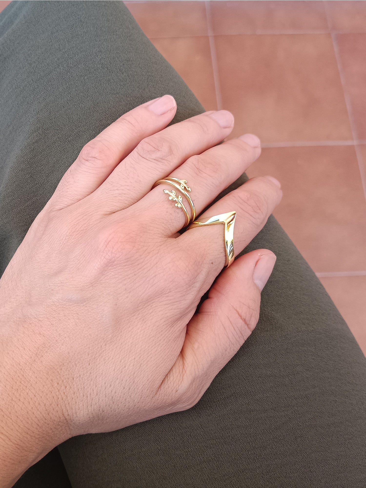 Anillo abierto V