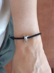 Pulsera cordón negro