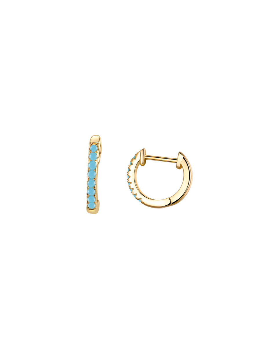 Aretes Basic Oro Circonitas